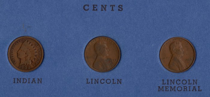 Förenta staterna. A Collection of 20th Century USA Coin Types, including Silver, contained in a custom Whitman album. 1880-1976  (Ingen mindstepris)