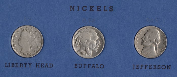 Förenta staterna. A Collection of 20th Century USA Coin Types, including Silver, contained in a custom Whitman album. 1880-1976  (Ingen mindstepris)