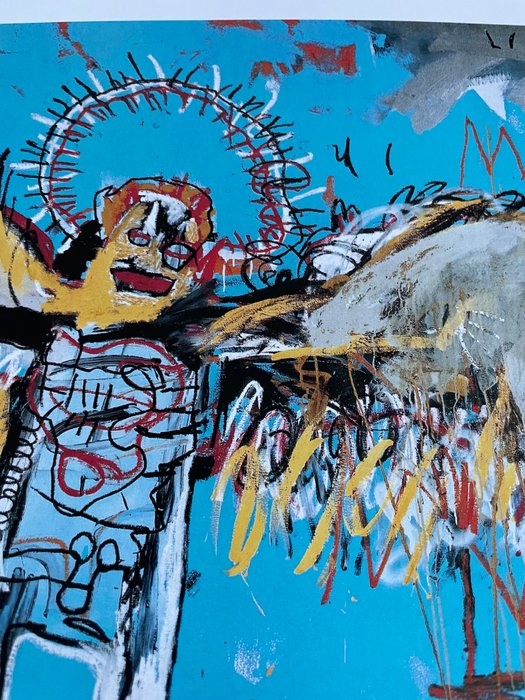 Jean-Michel Basquiat - after (1960-1988), Untitled(Fallen Angel), 1981, copyright Estate of Jean Michel Basquiat, Licensed