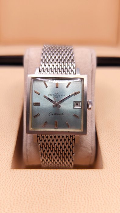 Eterna-Matic - Centenaire Automatic Blue Dial - Ingen mindstepris - Mænd - 1960-1969