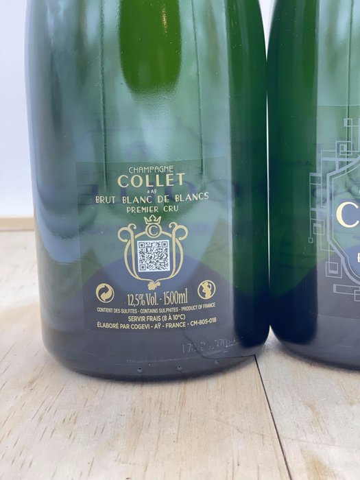 Collet, Brut - Champagne Blanc de Blancs, Premier Cru - 2 Magnummer (1,5 L)