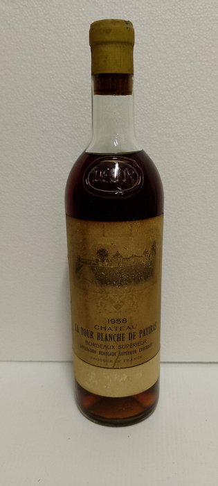 1958 Chateau La Tour Blanche de Patiras (Delor) - Bordeaux - 1 Flaske (0,75L)