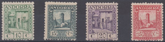 Andorra  - Spansk Andorra. Ikke katalogiseret. - Edifil 17dn/20dn