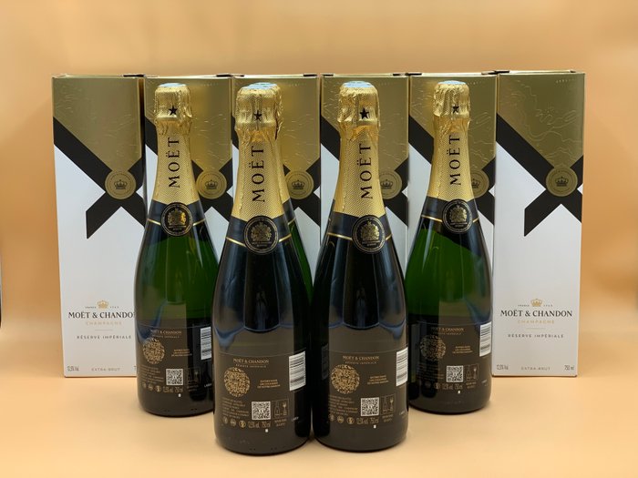 Moët  Chandon, Réserve Impériale - Champagne Extra Brut - 6 Flasker (0,75 L)