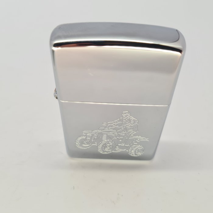 Zippo - Off road quad racing - Lighter - Messing