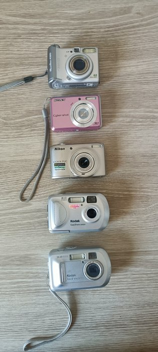 Canon, Kodak, Nikon, Sony PowerShot A520 / Cybershot DSC-S930 / Coolpix L25 / Easy Share CX6200 / Easy Share CX7300 Digitalkamera