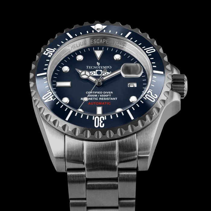 Tecnotempo - Professional Diver 2000M - Automatic - Limited Edition - TT.2000.SB - Mænd - 2011-nu