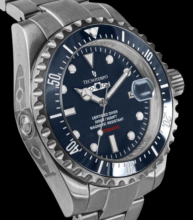 Tecnotempo - Professional Diver 2000M - Automatic - Limited Edition - TT.2000.SB - Mænd - 2011-nu