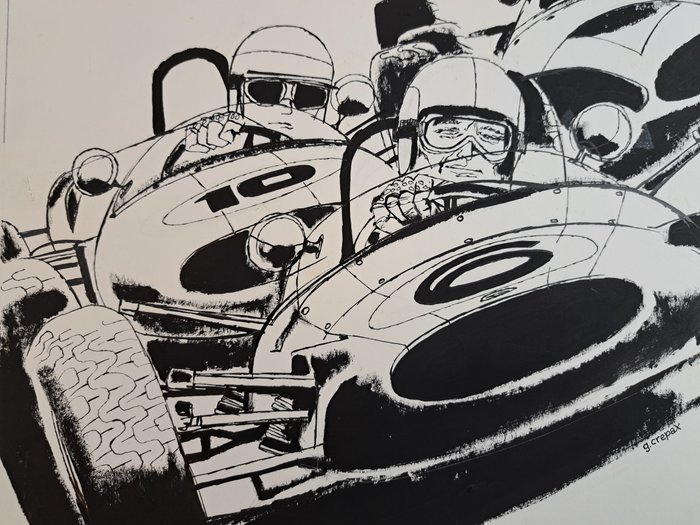 Crepax Guido - 1 Original drawing - 6° Gran Premio della Lotteria di Monza - 1964