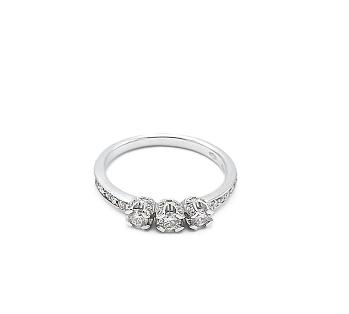 Chimento - Ring - 18 kraat Hvidguld -  0.60ct. tw. Diamant