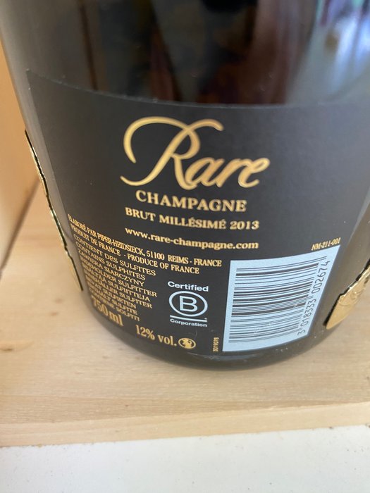 2013 Piper Heidsieck, Cuvée Rare - Champagne - 2 Flaske (0,75L)