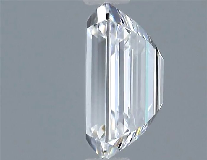 Ingen mindstepris - 1 pcs Diamant  (Natur)  - 0.56 ct - Smaragd - D (farveløs) - VVS2 - Gemological Institute of America (GIA) - *EX VG*