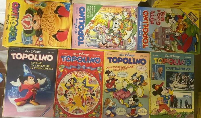 Topolino 1801/1899 - Sequenza semi completa - 91 Comic - Første udgave - 1990/1992