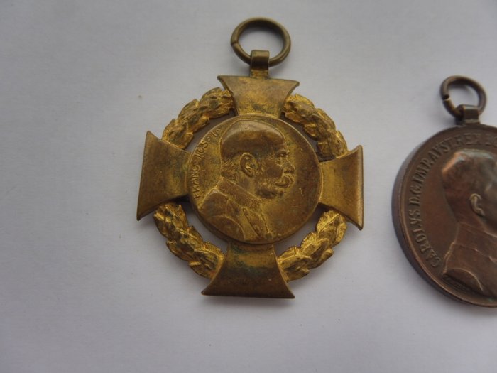 Østrig - Medalje - Lotto Medaglie Austriache 1908 Franz Josef