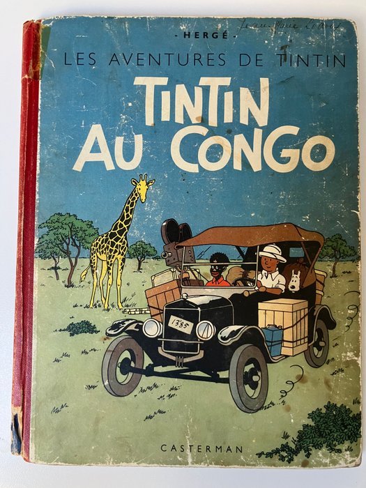 Tintin T2 - Tintin au Congo NB (A18) - C - 1 Album - Genoptryk - 1942