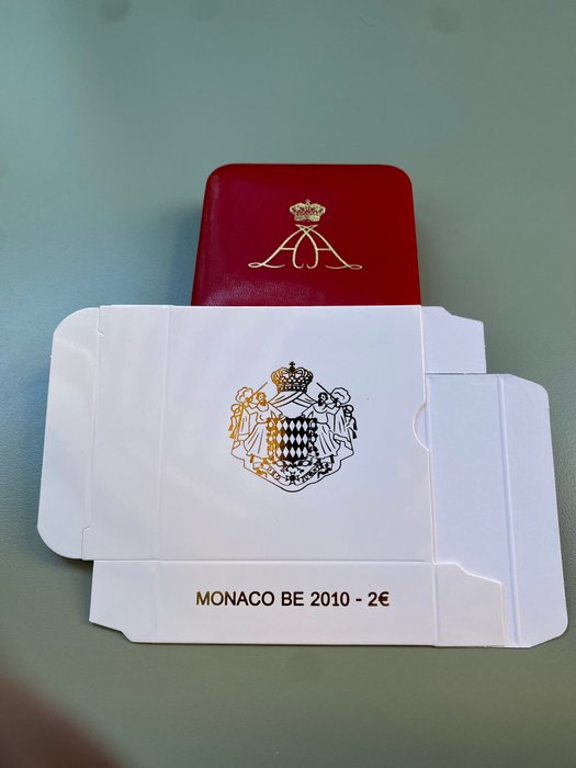 Monaco 2 Euro 2010 "Albert II" Proof  (Ingen mindstepris)