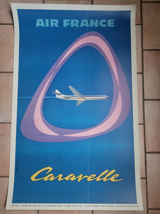 Jean Colin - AIR FRANCE - Museum Air France posters