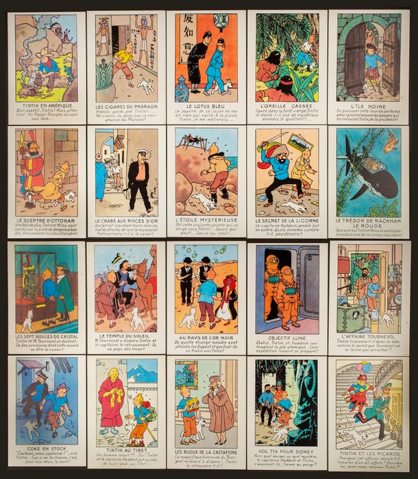 Tintin - 20 Promotional Material - Editions Arno - 1984