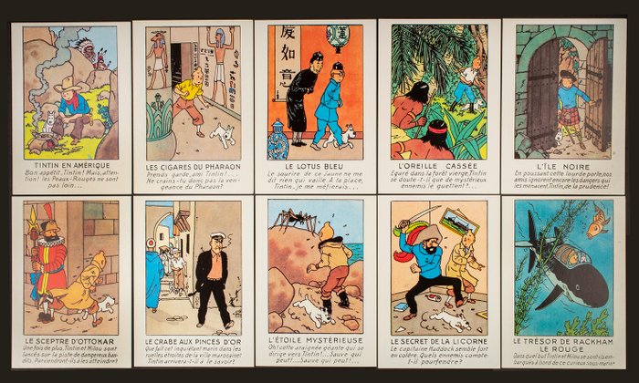 Tintin - 20 Promotional Material - Editions Arno - 1984