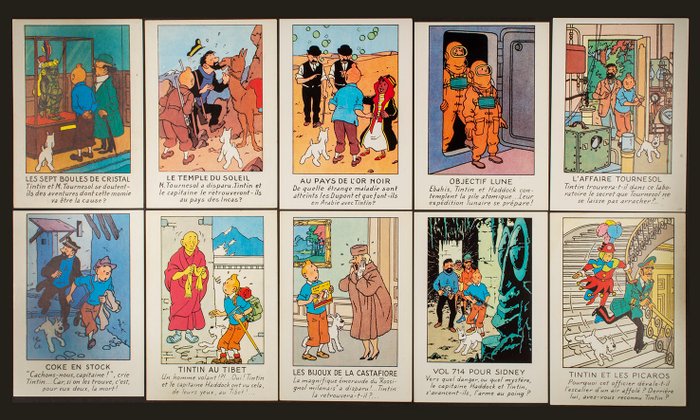 Tintin - 20 Promotional Material - Editions Arno - 1984