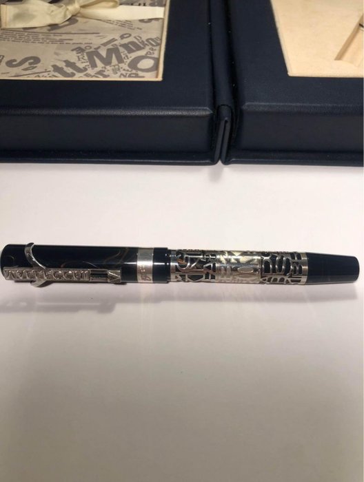 Vallecchi Limited Edition - VISCONTI VALLECCHI 1903 Penna Stilografica ARGENTO 925 Pennino ORO 18k FOUNTAIN PEN - Fyldepen