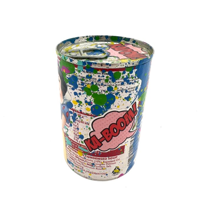 Koen Betjes (1992) - POP Soupcan Party - 4 Lot - Snow-White, Daisy Duck and Mickey Mouse