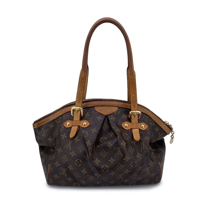 Louis Vuitton - Brown Canvas Monogram Tivoli GM Satchel Bag - Mulepose