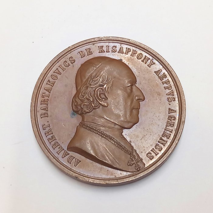 Østrig Østrig-Ungarn Eger Erlau Bronzemedaille 1865 Erhaltung