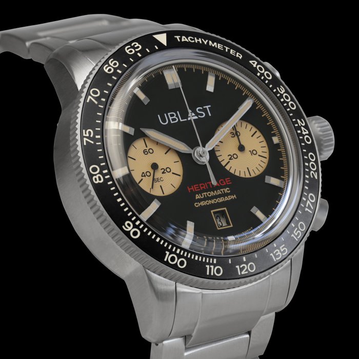 Ublast - HERITAGE - REF.UBHE43SBKB - Automatic Swiss MOVT - Mænd - Ny