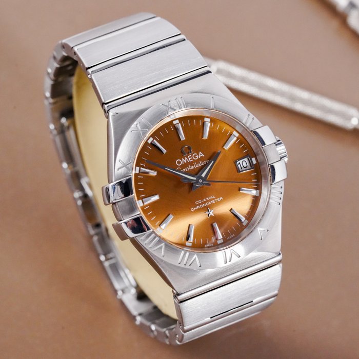 Omega - Constellation Co-Axial Rare Salmon Dial - 123.10.35.20.10.001 - Unisex - 2011-nu