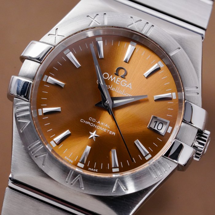 Omega - Constellation Co-Axial Rare Salmon Dial - 123.10.35.20.10.001 - Unisex - 2011-nu