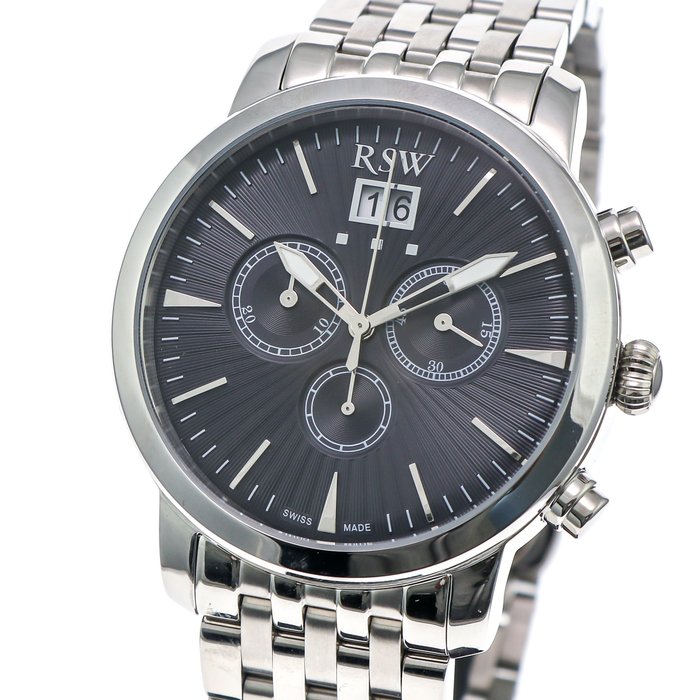 RSW - Swiss chronograph - RSWC111-SS-9 - Ingen mindstepris - Mænd - 2011-nu