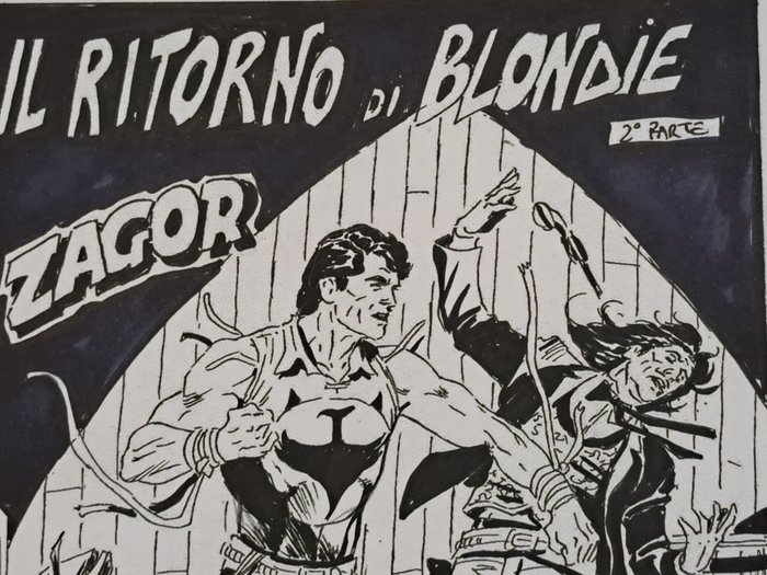 Piccinelli, Alessandro - 2 Original cover - Zagor - "Il Ritorno di Blondie!" - "La Banda degli Spietati" - 2018