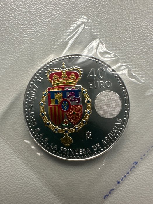 Spanien. 40 Euro 2023 "Princesa Leonor"  (Ingen mindstepris)