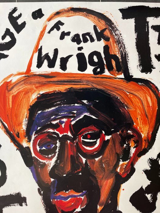 A.R. Penck (1839-2017) - Hommage à Frank Wright (Jazz)