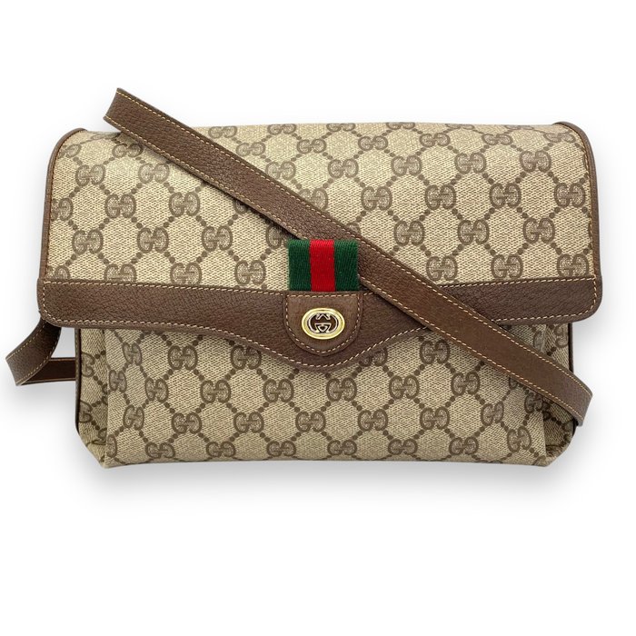 Gucci - GG Supreme Shelly Interlocking - Taske