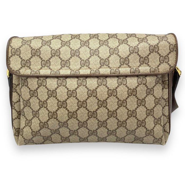 Gucci - GG Supreme Shelly Interlocking - Taske