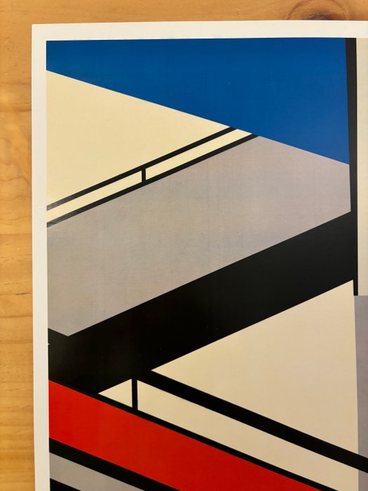 Herbet Bayer - Cartel Exposicion del centenario Bauhaus / Weimar 1923