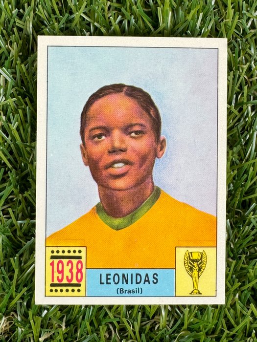 1970 Panini Mexico 70 World Cup History - Leonidas 1938 - 1 Card - Næsten så god som ny (NM)