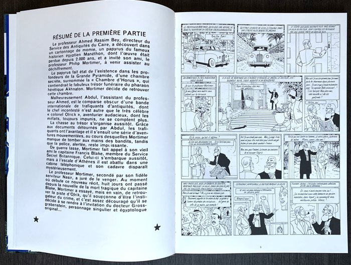 Blake  Mortimer T4 - Le Mystère de la Grande Pyramide 2 + suppléments - C - 1 Album - Begrænset udgave - 2017