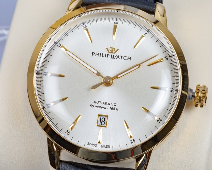 Philip Watch - Sunray - Automatic - 41 mm - Double Curved Glass- Swiss Made - Mænd - 2020+