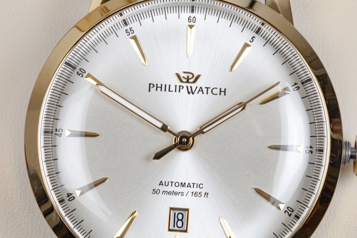 Philip Watch - Sunray - Automatic - 41 mm - Double Curved Glass- Swiss Made - Mænd - 2020+