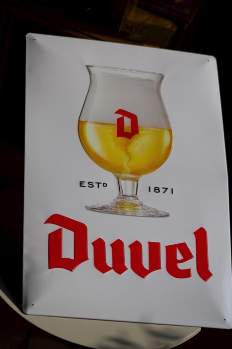 DUVEL Moorgat - Reklameplakat - Aluminium