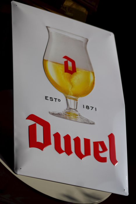 DUVEL Moorgat - Reklameplakat - Aluminium