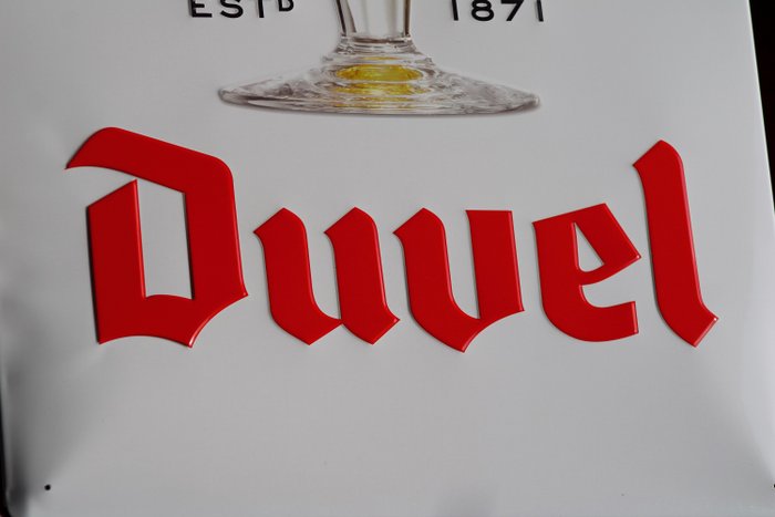 DUVEL Moorgat - Reklameplakat - Aluminium