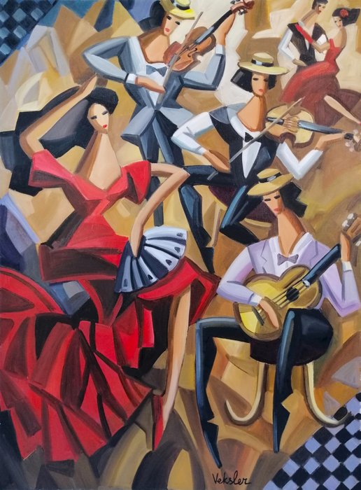 Samuel Veksler (1966) - Flamenco passionné