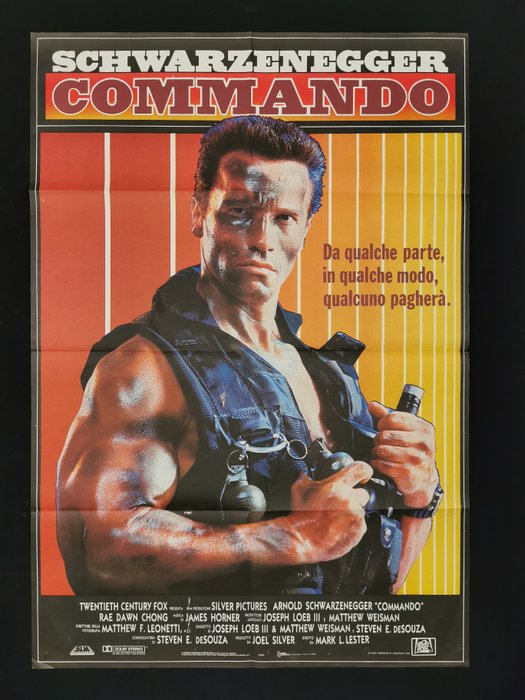 Poster - Commando - Arnold Swarzenegger - 1985