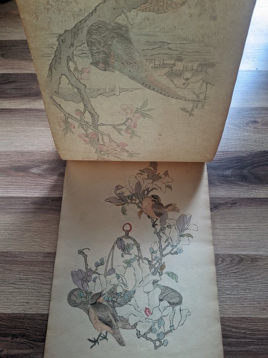 Kōno Bairei (幸野 楳嶺 1844 – 1895) - 楳嶺花鳥画譜 Bairei Kacho Gafu - Bairei's Album of Flowers and Birds - 1878