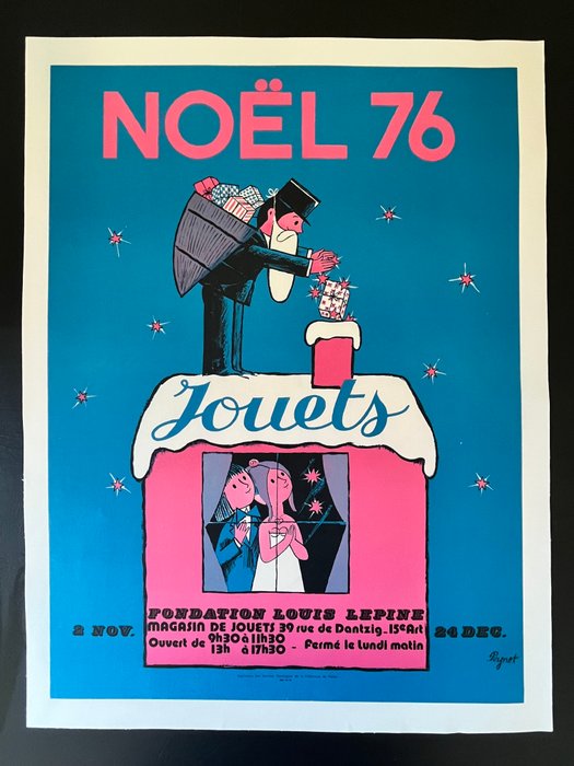 Raymond Peynet - Fondation Lépine - Noël 1976