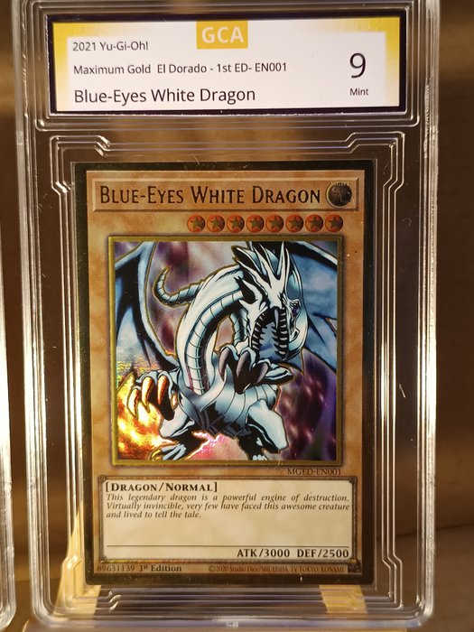 Konami - 1 Card - Red-Eyes Black Dragon and Blue-Eyes White dragon